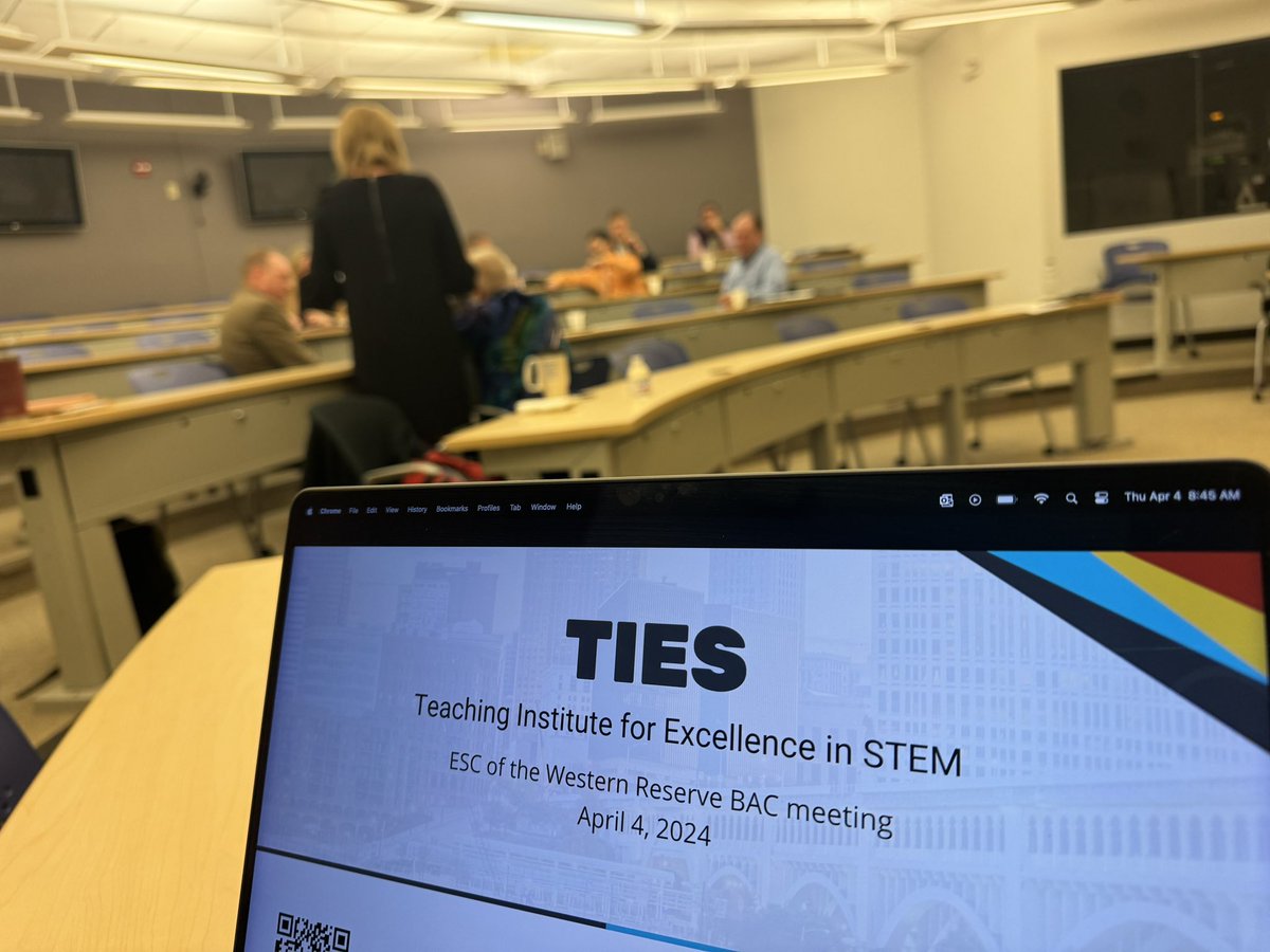 Grateful for the opportunity to share more about STEM education and workforce development with the amazing folks of the Business Advisory Council @ESCoftheWR @TIESTeach @KellyAnnMoran