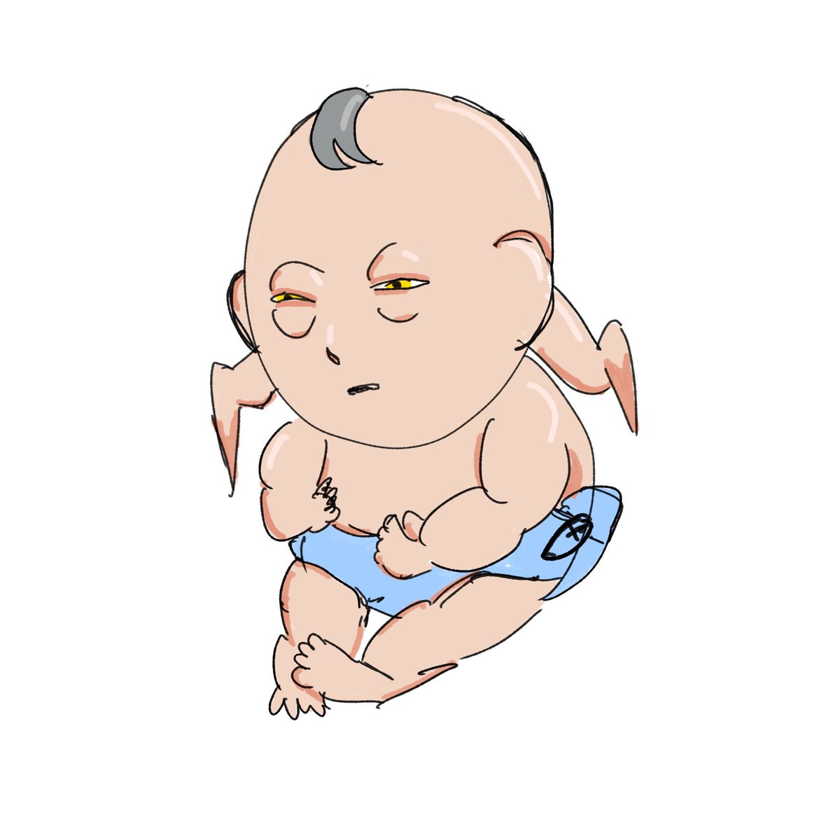 I was plagued with the horrific vision of Sunday as a baby #SundayHSR