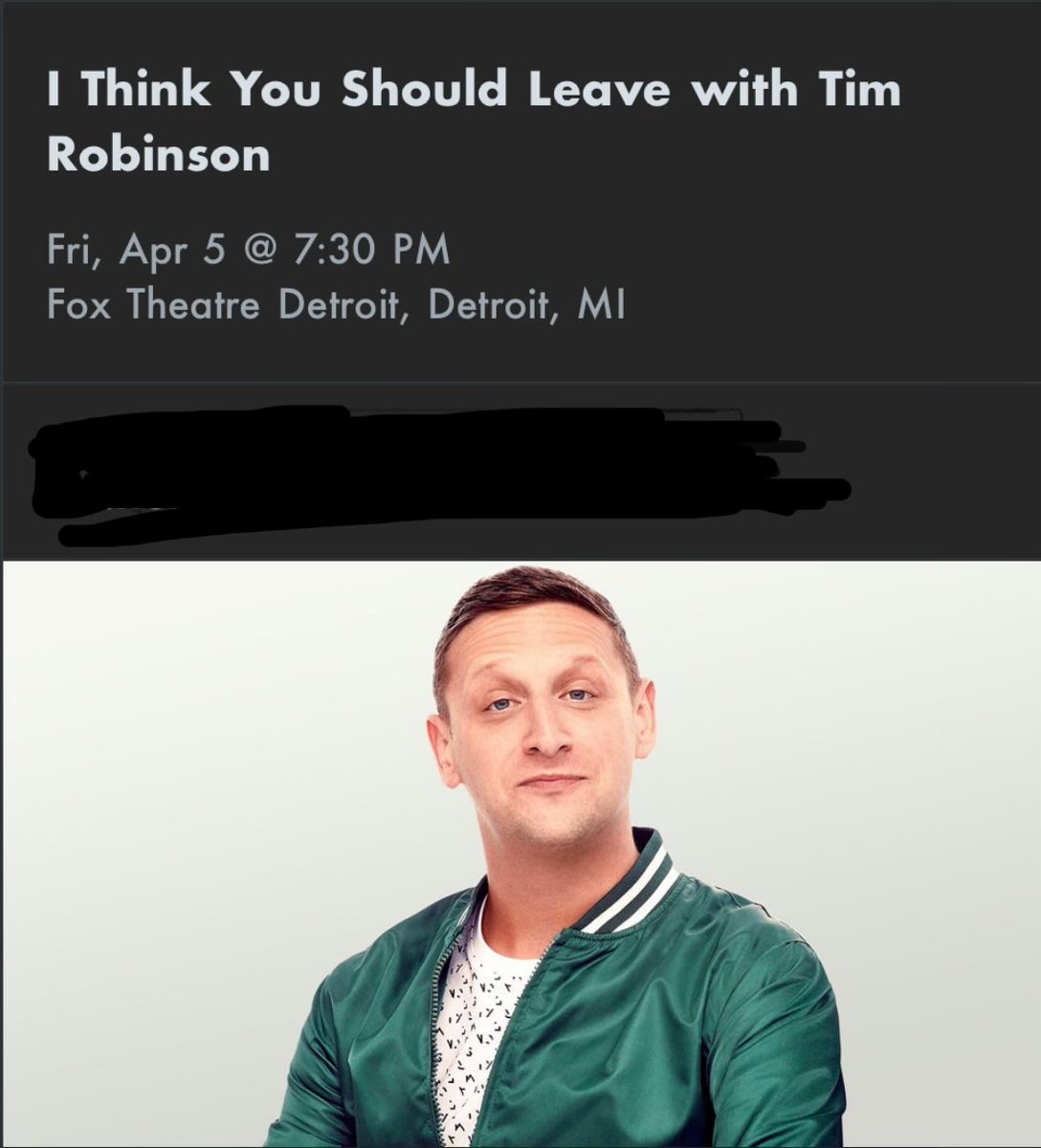 caitlinburt's tweet image. I auditioned for Detroiters many times and never got it 😭 but I don’t hold grudges, I hold tickets 😝 #55burgers55fries #IThinkYouShouldLeave