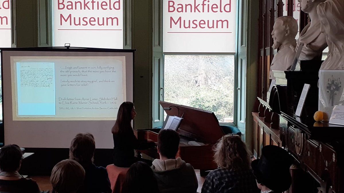 Today we have the pleasure of listening to beautiful music, previously owned by Anne Lister, played The Square Pianist Lisa Timbs. #AnneLister #piano