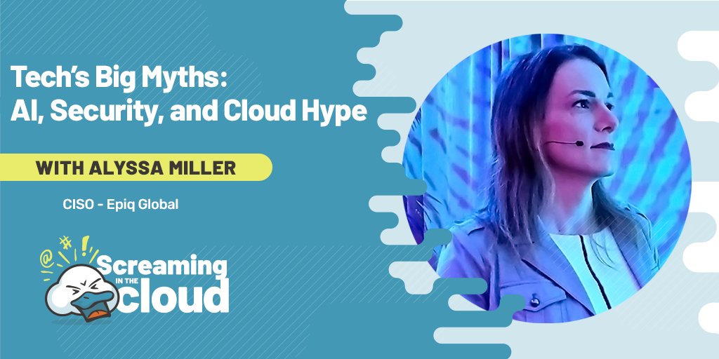 From BISO to CISO, @AlyssaM_InfoSec's journey is nothing short of inspiring. Discover how she's shaping the future of cybersecurity at Epic Global in our new episode. Listen in: lastweekinaws.com/podcast/scream…