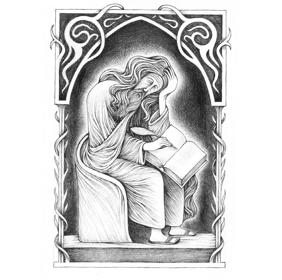 rcarvalhoabreu's tweet image. Desenho a caneta, em formato A4.
#sketchbook #illustration #ilustración #ilustração #desenho #expression #arte #art #artista #artist #draw #drawing #diseño #desenho #painter #pintura #surrealismo #surrealism #beleza #beauty #beauté #belleza #mitologia #mythology #tatoo #escriba