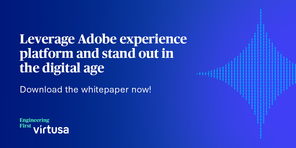Unlock the power of #Personalization at scale with our white paper. Learn how to elevate your #CustomerData strategy and leverage the #AdobeExperiencePlatform for success. Download now: splr.io/6010c0uPn
#EngineeringFirst