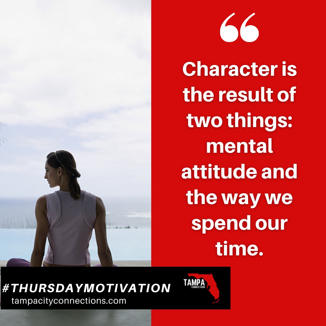 Character isn't born, it's cultivated through mindset and meaningful moments. 🧠🙌

#inspiration #inspirational #inspire #inspireothers #inspireyourself #inspirationalquote #quote #dailyquote #quoteoftheday #todaysquote #inspo #positivity #tampaconnections