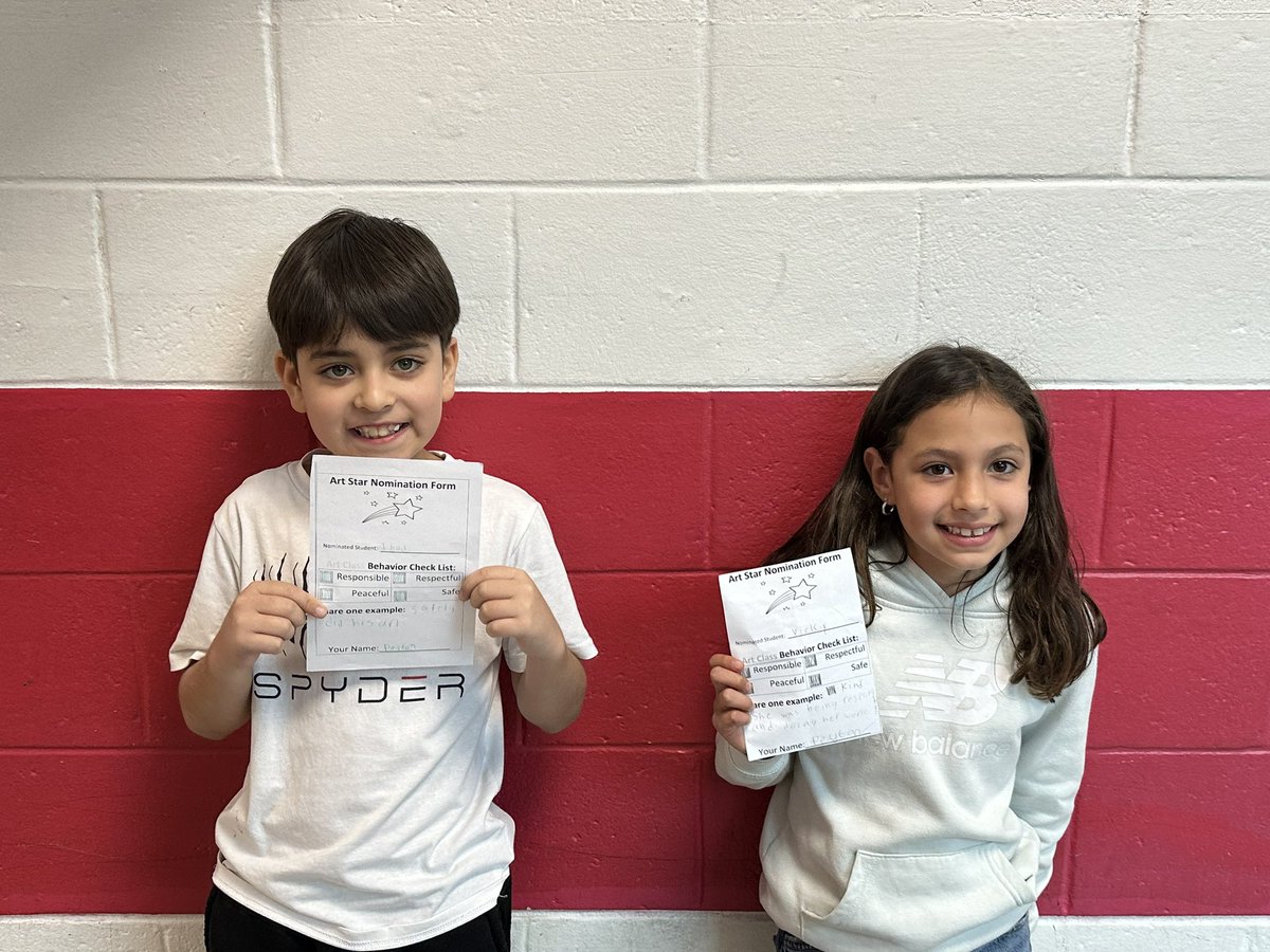 Congratulations to our Art Stars of the Week! Great Job! <a href="/ClaraBartonElem/">Clara Barton Elem</a>