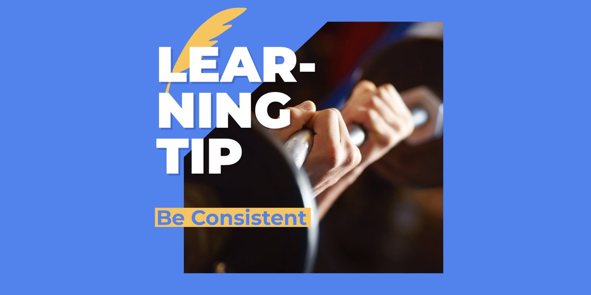 kalvielearning's tweet image. Consistent learning beats last-minute cramming. Focus on small efforts throughout the day. This aids your brain's ability to process and retain information, especially during sleep. 

#StudyTips #LearningTip #Consistency #Elearning #StudyTips #AcademicSuccess #ActiveLearning