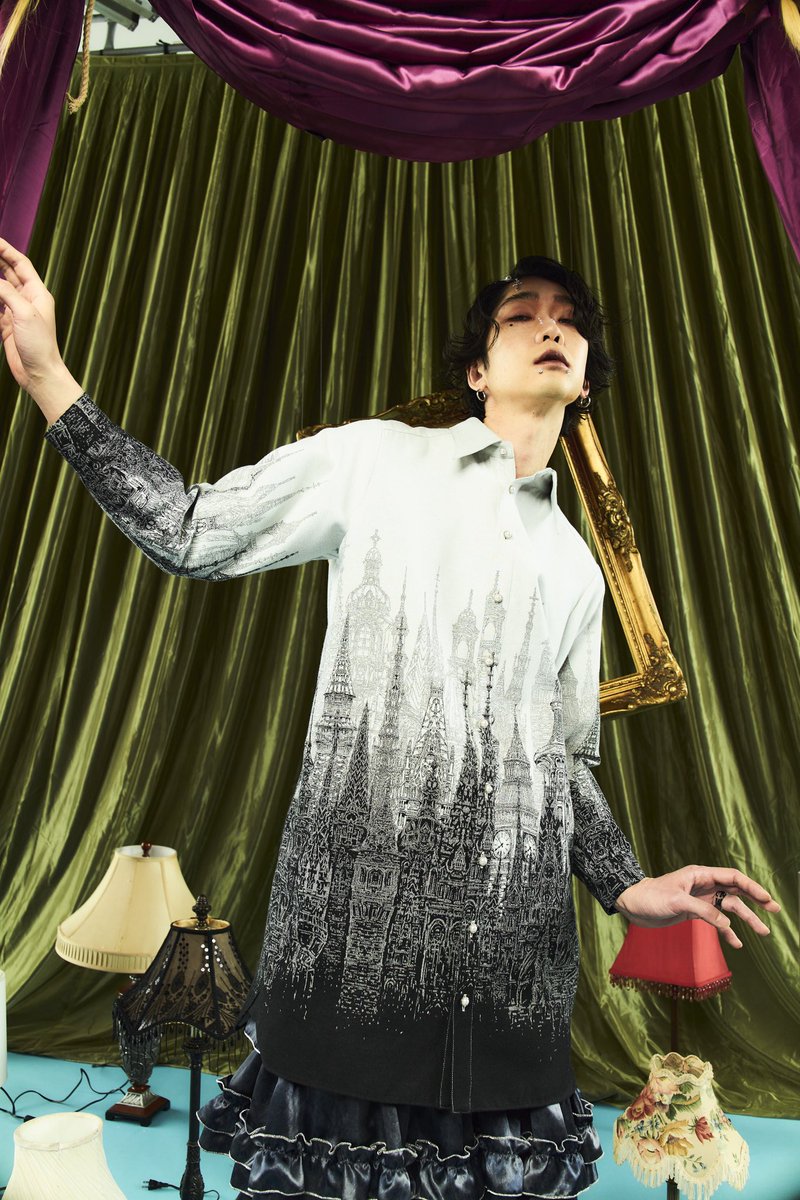 ha | za | ma 2024-25AW 最後の砦のシャツブラウス art direction 