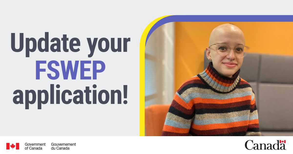 Students 🎓: Take some time to update your FSWEP application to improve job matching so you can be found by #GC managers. Take a few minutes to update your application today! ow.ly/pFvu50Qq79W #StudentLife