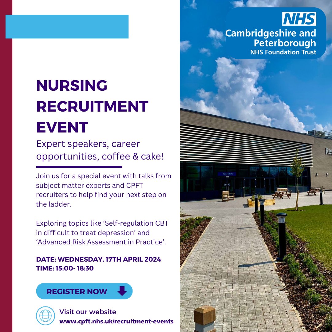 We are holding educational sessions in collaboration with our recruitment team, with spotlighted job opportunities for registered nurses. 

Don't miss this chance to learn, grow, and advance your career.
 
Reserve your spot now!
👉 lnkd.in/eikxrYhF