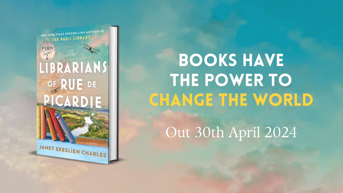 'I absolutely loved it' Ruth Hogan 'A glorious ode to the power of books' Kate Thompson Discover the powerful new novel by @skesliencharles, bestselling author of The Paris Library. #TheLibrariansOfRueDePicardie is available for pre-order now: brnw.ch/21wIviq