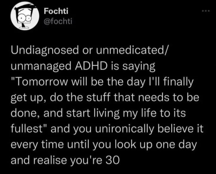ADHD Memes (@adhdforreal) on Twitter photo 