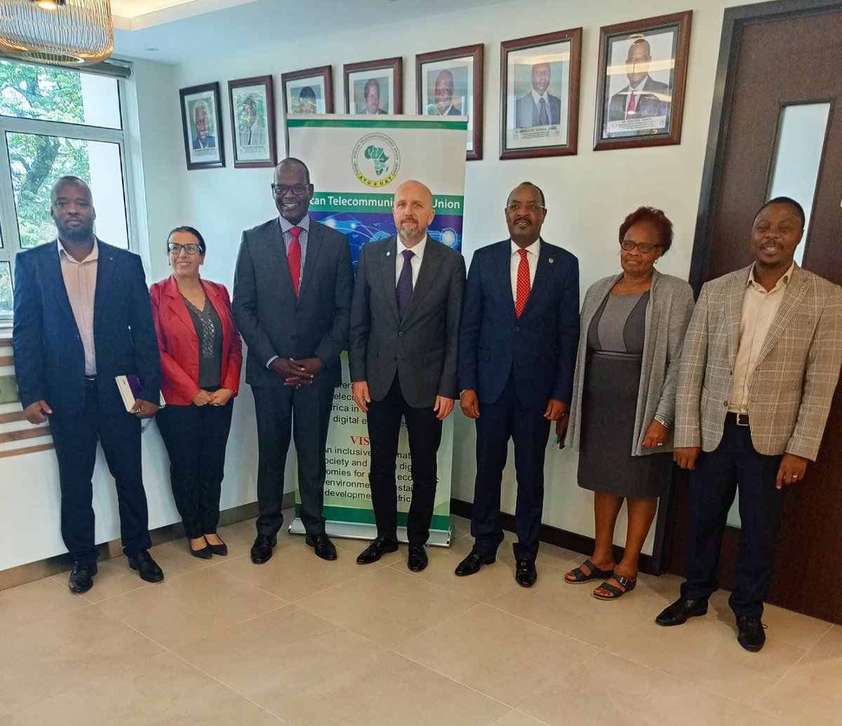 We were honoured to host @UPU_UN Deputy Director General, Marjan Osvald - @MarjanOsvald, at the @atu_uat Secretariat in Nairobi, where we engaged in a thorough review of our MOU. Specifically, we discussed matters #cybersecurity, #DigitalFinance services, and #connectivity,