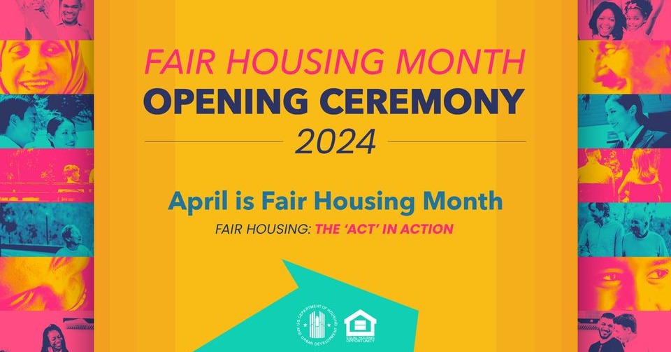 HUD Office: April is #FairHousingMonth! This month, we commemorate the 56th Anniversary of the signing of the 1968 #FHAct. Visit our social media channels and our #FHM website to stay up to date on FHM 2024 events. 👉 bit.ly/49ZJ04e #FairHousingTurns56