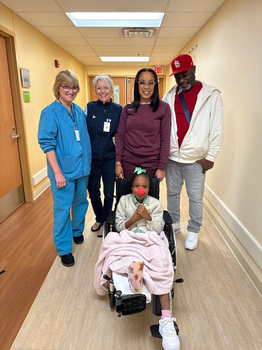 Kataria was born with a right leg that was much shorter than the left. The type of highly specialized care she needs isn't available in her home country of Barbados. So, our partners at World Pediatric Project brought Kataria to our hospital. Go, Kataria! Go! #orthopedics