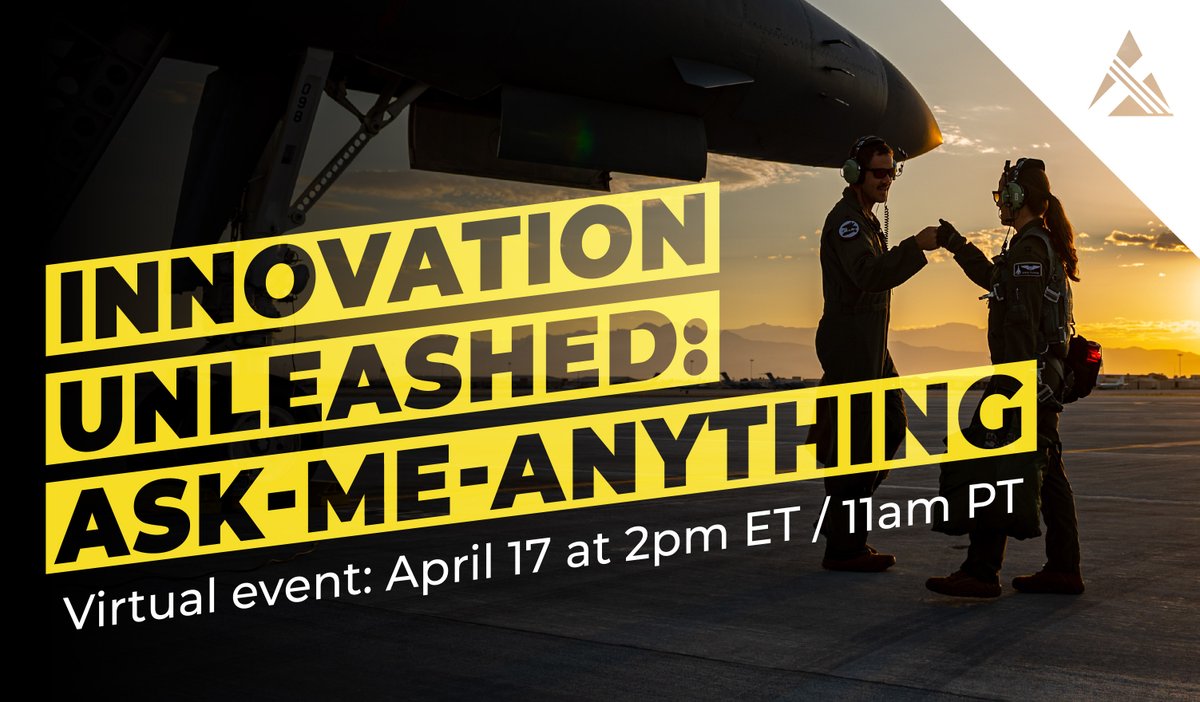 Join a virtual discussion, Apr. 17, to learn about an AFWERX Challenge designed to empower female @usairforce aviators and improve their well-being. If you’re a pioneering problem solver working in government, industry, or academia, register to attend: ow.ly/cfSF50R56QJ