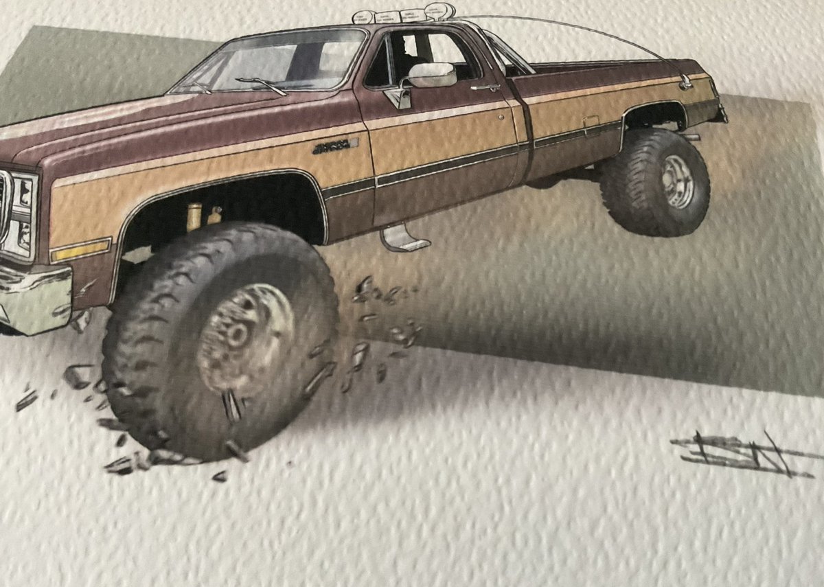 I wasn’t happy with this Fall Guy test-print because the colour was a little washed out compared to the final print. 

Rather than chuck it you could win it. Just RT and follow and I’ll pick a winner, Saturday 6pm.

You can find this and other prints here infinitebacon.com/shop