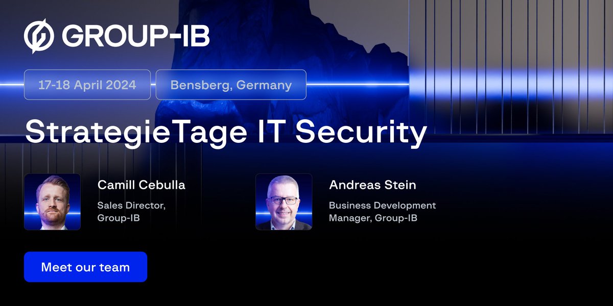 We'll be at the StrategyDays IT Security in Bensberg. Hope to see you there and discuss how we can assist you in shoring up your security posture with our diverse product portofolio. Book a meeting with us now. bit.ly/4aowcVY #CyberSecurity #DigitalResilience…