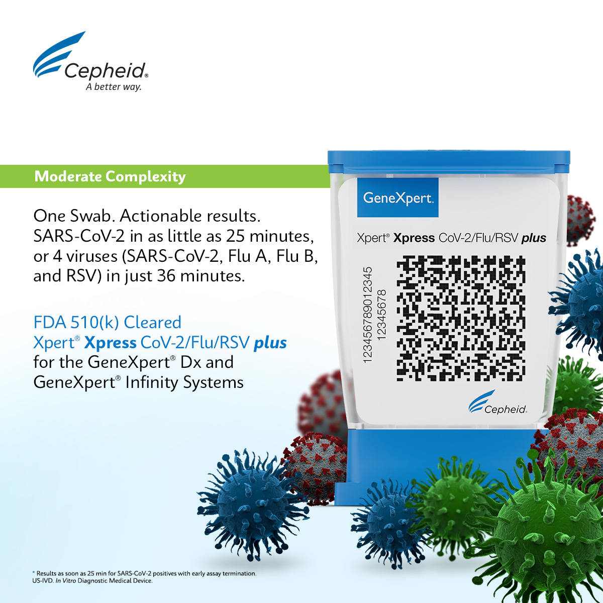 Xpert® Xpress CoV-2/Flu/RSV plus test for the GeneXpert® Dx and GeneXpert® Infinity systems was recently granted 510(k) clearance by the FDA. #Multiplex #PCRTesting Learn more about the test and how it could benefit your patients now: ow.ly/zqeo50R6RSP