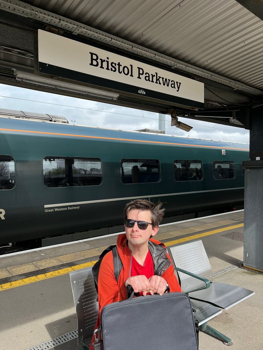 Tour Day 32 Railway Station 48. Bristol Parkway. A curiosity, this. A changeover station almost wholly divorced from place. Depending on how you look at it, it fulfils the ultimate function of a station, existing entirely in railway world, OR it's a kind of unstation, a nothing!