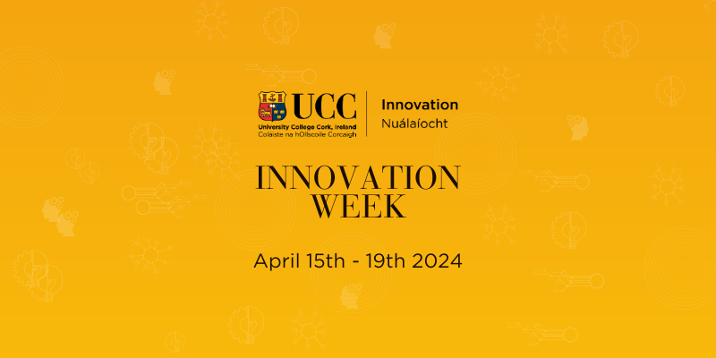 UCC's first ever Innovation Week takes place from April 15th - 19th. Many of the events scheduled across campus during the week are multi-disciplinary & include exciting collaborations between different Colleges & Research Institutes. Learn more & join us: bit.ly/4abYT8l