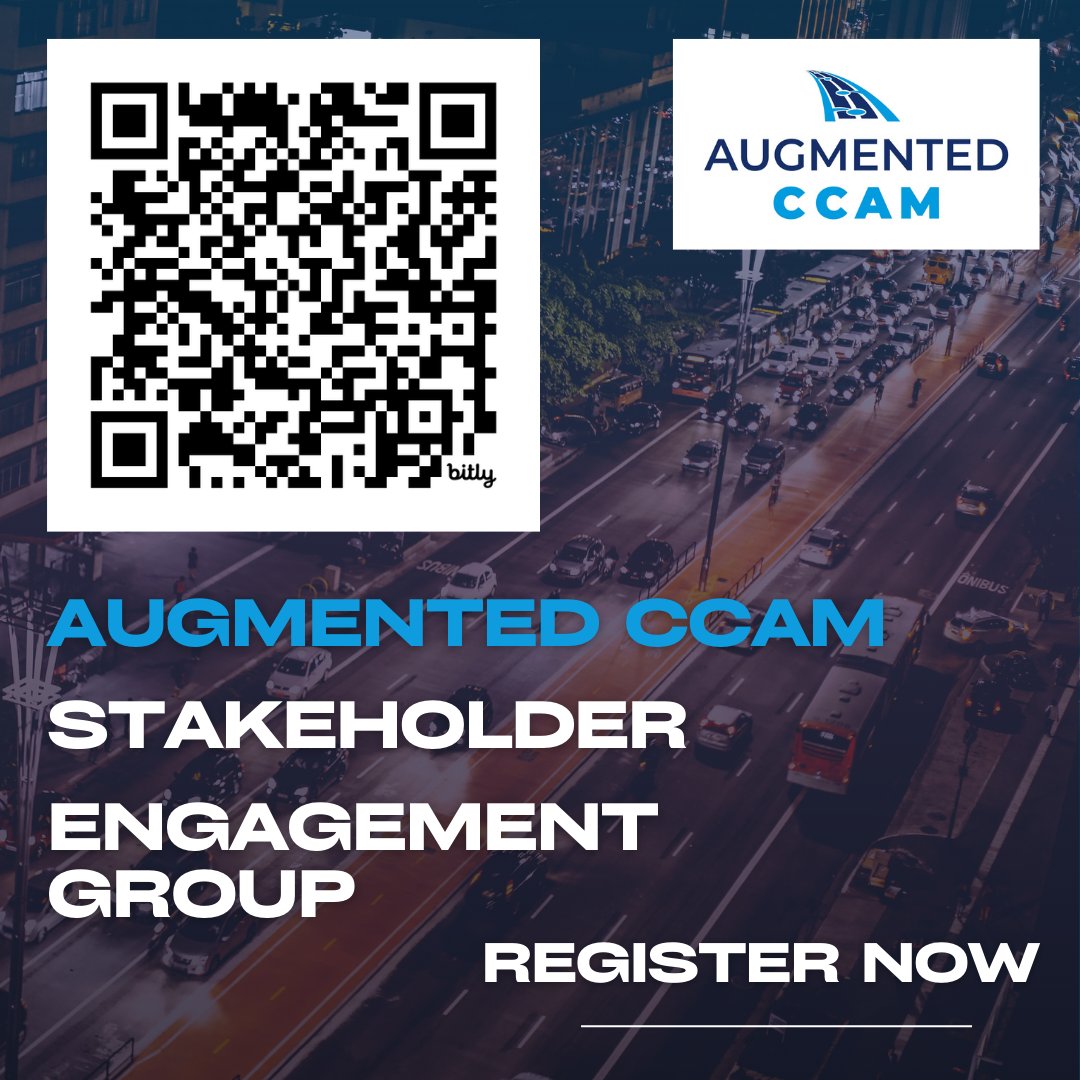 🌟 Stay informed and be part of the AUGMENTED CCAM project's stakeholder community! 🌟
Scan the QR code or use this link! bit.ly/ACCAM_stakehol…