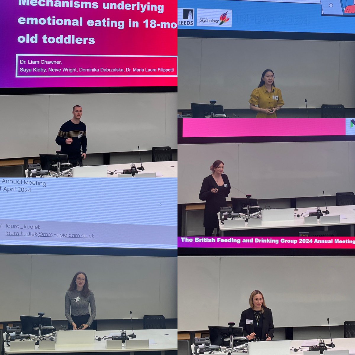 The following session on Emotion Regulation and Eating Behaviour included presentations of @LR_Chawner @filippetti_ml @ShihuiYu0523 @laura_kudlek @courtneyjgneal , well done! 💁🏼‍♀️ #BFDG2024