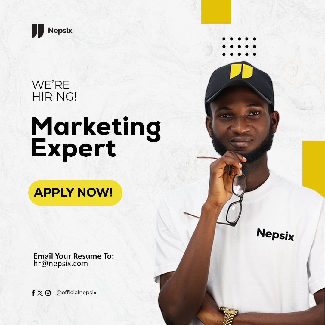 Join Nepsix as a Marketing Specialist!!!

Are you a dynamic marketer with a passion for driving growth and engaging audiences? 

This is a contract-based opportunity with commission-based pay, where you'll have the chance to showcase your skills and contribute to the success of