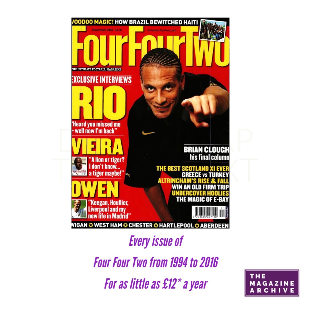Sport_Archives's tweet image. Four Four Two magazine archive

themagazinearchive.com/fourfourtwo/

#fourfourtwo 
#footballfans 
#FootballFever