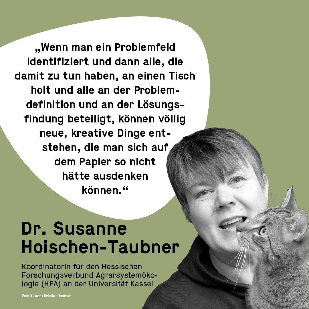 Welche Vorteile haben Reallabore gegenüber der „klassischen“ Forschung? Das erfahrt ihr in unserer aktuellen Podcast Folge zum Thema mit den Gästen Dr. Susanne Hoischen-Taubner, Sebastian Rogga und Ralf Remmert. @uni_kassel @zalf_leibniz @ToniKlemm open.spotify.com/show/42AlA0X96…