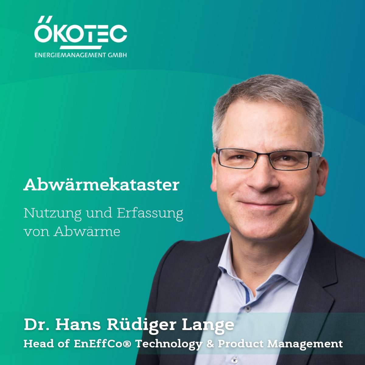 Laut #Energieeffizienzgesetz müssen Unternehmen mit einem Energieverbrauch über 7,5 GWh/Jahr die Situation der #Abwärme am Standort erfassen. Dr. Hans Rüdiger Lange gibt Ihnen den Überblick über die gesetzlichen Anforderungen und Tipps für die Umsetzung. bit.ly/43IaQ3b