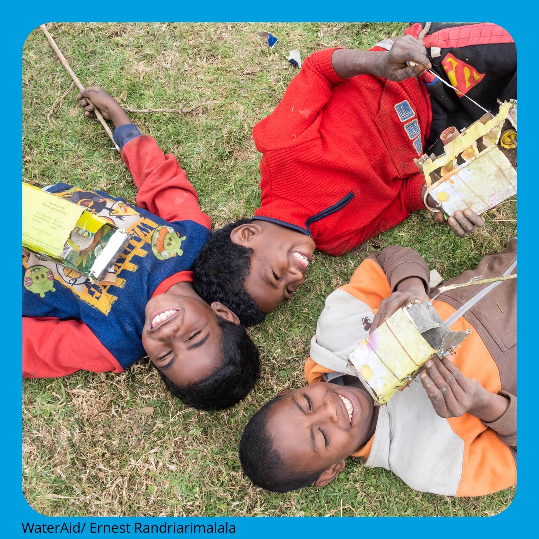 Tova (left) loves football & going to school. ⚽ But without clean water in his village in Madagascar, he walks to collect dirty water 3 times a day and often gets sick from drinking it. This Earth Month, help us bring clean water to children like Tovo - justgiving.com/campaign/aveda…