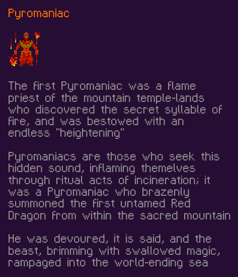 Ulfsire's tweet image. Path of Achra will leave Early Access May 7th

Lots of content to be added this month, atlatl-bearing shapeshifter, plague-god, other stuff...enjoy the ride haha

very grateful to everyone who has helped bring it here

In the recent update, all lore is now IN

#roguelike #rpg