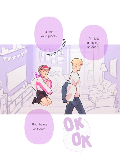 [New AU💌] Cupid~ly in love💕💘Page 03 · 1/2 