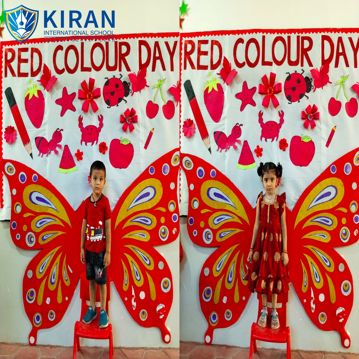 KIRAN_INTSCHOOL's tweet image. RED COLOUR DAY CELEBRATION
Our young #Kiranites came dressed in vibrant #redcolour and enjoyed themselves by doing a plethora of activities related to the colour red that kept them engrossed throughout the day.
What a blast,kids were overjoyed.
#Kiranites rocked on Red Day