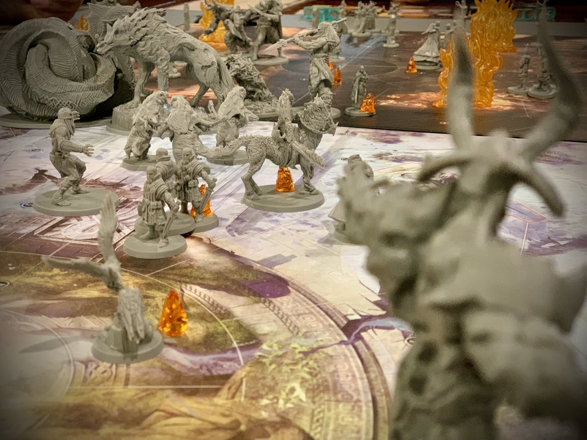 meeplenomics's tweet photo. Hey, Meeps! Here is what we had for #GameNight! Mythic Battles: Ragnarok, published by @Monolithedition and designed by Benoit Vogt. We did a house rules 3v3 game and it was insane! So many titans, deitys and heroes! This game delivers exciting action every single turn! https://t.co/4JnXrejrXb