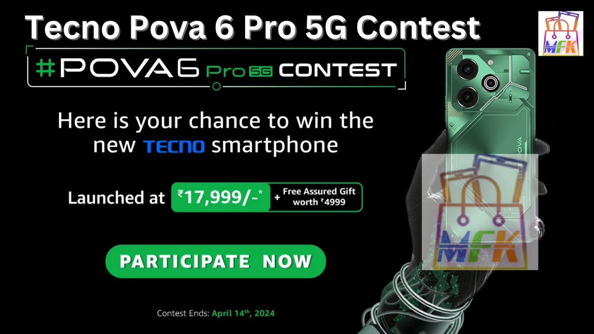 TECNO Pova 6 Pro 5G Quiz #Contest Answers Win #POWA #Smartphone #PlayOnMaalFreeKaa And #Win #MaalFreeKaa maalfreekaa.in/2024/04/tecno-… #TECNO #TECNOPova6Pro #POVA6Pro5G #ContestAlert #WinSmartphone #WinPhone