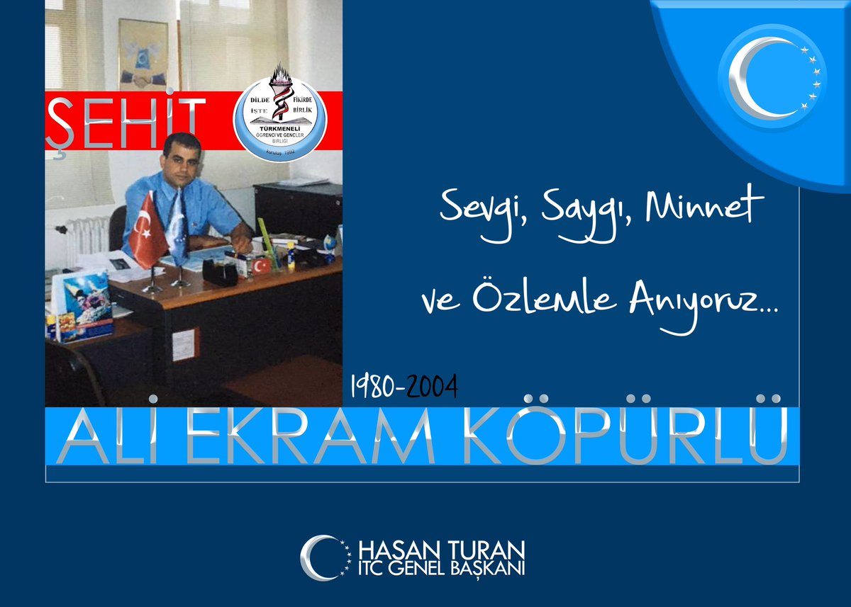 4 NİSAN 2004 Şehit Ali Ekrem Köprülü'nin vefatının yıl dönümü. Sevgi, saygı, minnetle ve özlemle anıyoruz… Ruhu şad olsun mekanı cennet olsun…