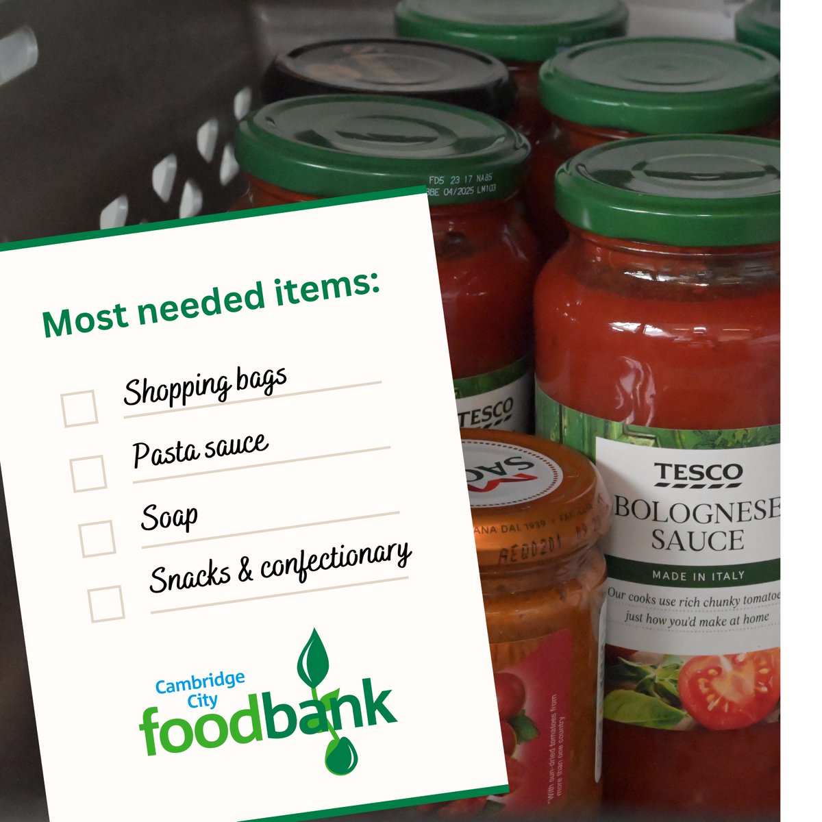 With the sharpest rise in #poverty in 30 years, it is inevitable that more people will face #FoodInsecurity. Nobody should have to worry when they’ll get their next meal. This week, we’re in need of a few key items to support our visitors. If you can #donate, please do. 💚