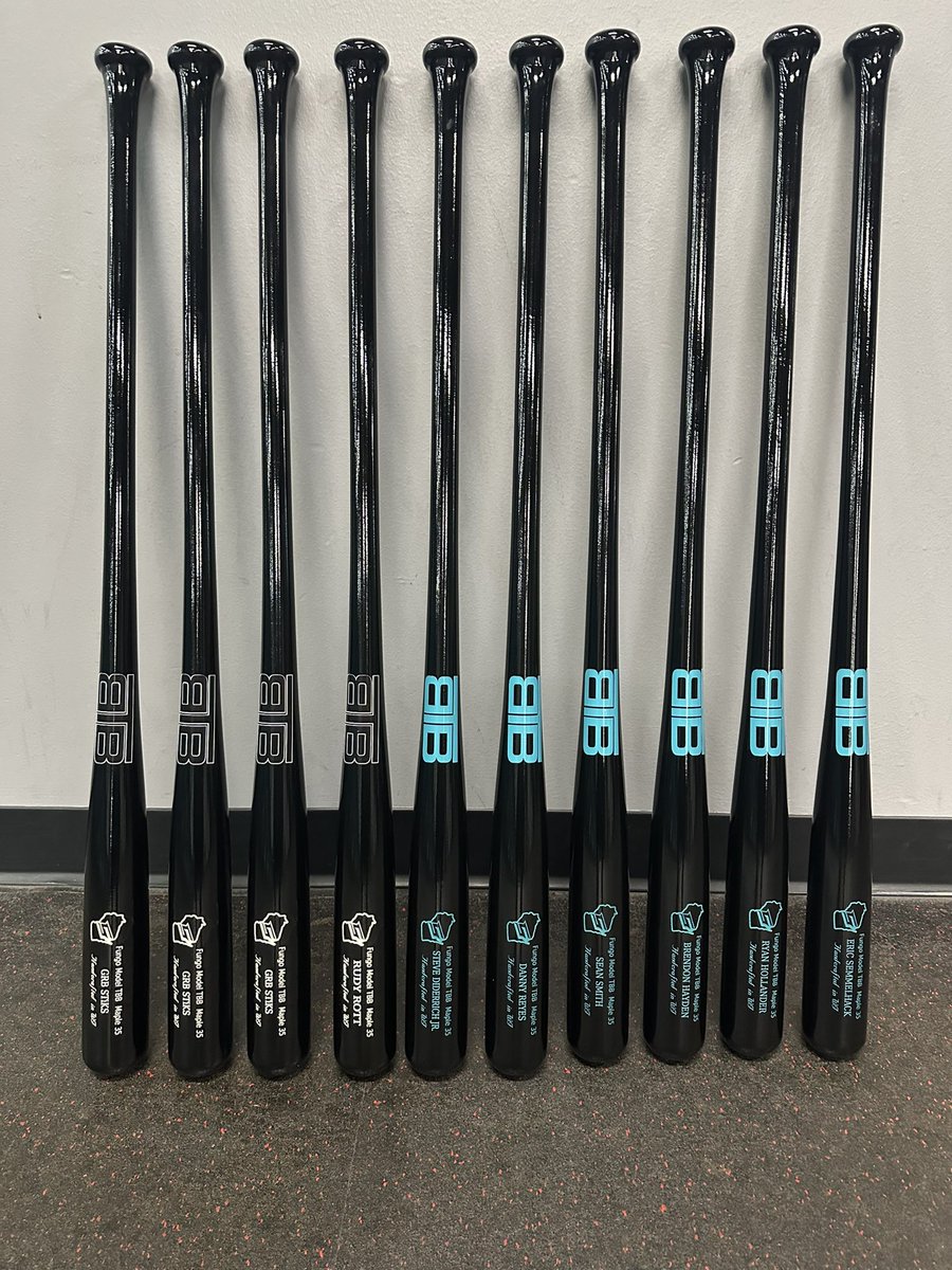 Huge thank you to @ThreeBrosBats for getting our staff ready for the year with new fungos! Year over year they take care of our fungo and training bat needs #GRBSTiKS