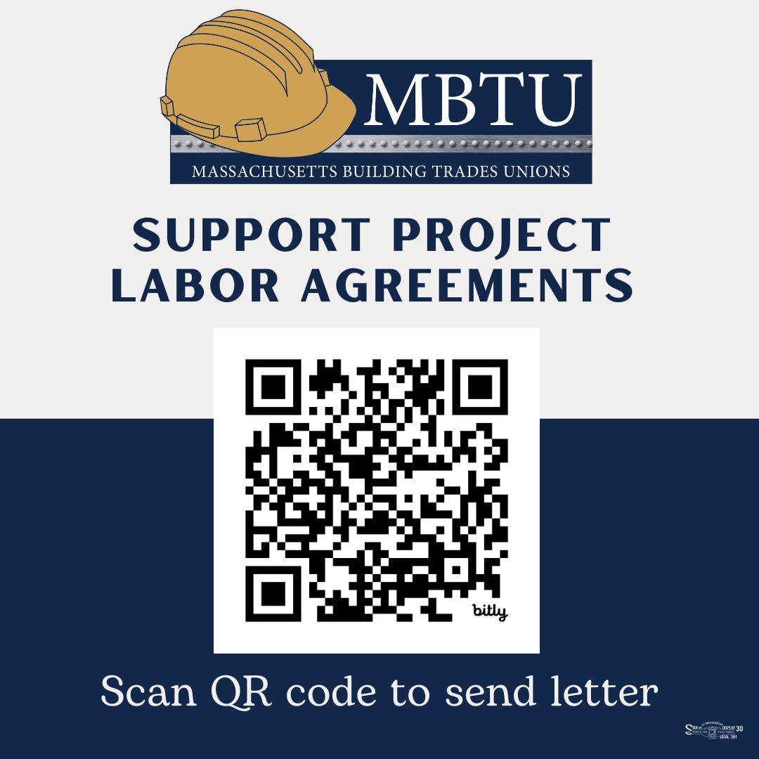 🚨 ACTION NEEDED: Project Labor Agreements (PLAs) are crucial for on-time, cost-effective project delivery, benefiting workers and communities alike. Join us in backing this essential legislation by joining our online letter campaign: actionnetwork.org/letters/protec…