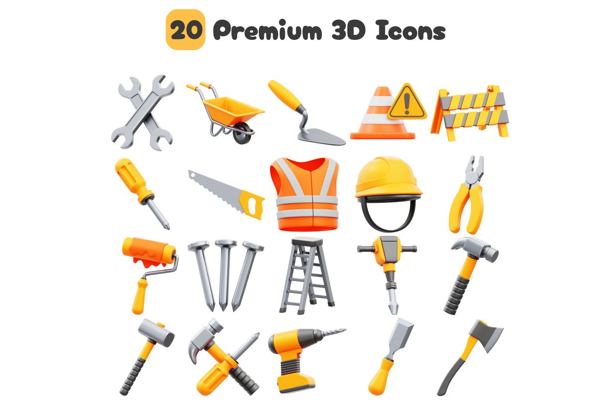 Kentung_3D's tweet photo. Construction Tool 3D Icons
Done in Blender With Cycles Render

You Can download this icon on
Iconscout : https://t.co/FJhQDMLJa1

Let me know what you think!

#3dmodeling #3d #blenderart #GraphicDesigner #blender #icons #3dicon #iconscout https://t.co/6o4I6Tx5dN