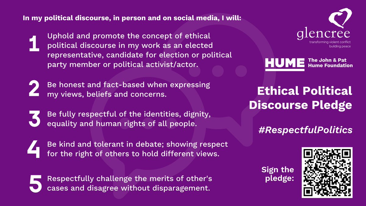 Delighted to be joined by @humefoundation, @AILGIRE, @SharingWithYemi, @mclaren_linzi & @BerryCathal at our webinar launching a new Ethical Political Discourse Pledge. #respectfulpolitics ➡️bit.ly/3xuMyxo @JoCoxFoundation @timothyjshaffer @OireachtasNews @IPI_Network
