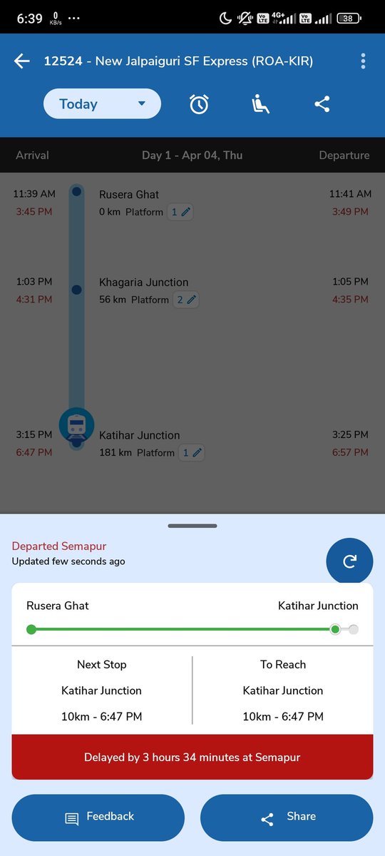 kr_sundram (@kr_sundram06) on Twitter photo <a href="/RailMinIndia/">Ministry of Railways</a> <a href="/ANI/">ANI</a> <a href="/DDNewslive/">DD News</a> <a href="/RailwaySeva/">RailwaySeva</a>
<a href="/PMOIndia/">PMO India</a> <a href="/ravishndtv/">ravish kumar</a> भारतीय रेल के सर्विस से मैं बहुत ज्यादा ही प्रसन्न हूं !
यह सुपरफास्ट ट्रेन हर स्टेशन पर रुकती हुईं चलती हैं ऐसा भी हो सकता हैं की इस पैसेंजर ट्रेन का नाम ही सुपरफास्ट हो!सुक्रिया भारतीय रेल <a href="/RailMinIndia/">Ministry of Railways</a> <a href="/ANI/">ANI</a> <a href="/DDNewslive/">DD News</a> <a href="/RailwaySeva/">RailwaySeva</a>
<a href="/PMOIndia/">PMO India</a> <a href="/ravishndtv/">ravish kumar</a> भारतीय रेल के सर्विस से मैं बहुत ज्यादा ही प्रसन्न हूं !
यह सुपरफास्ट ट्रेन हर स्टेशन पर रुकती हुईं चलती हैं ऐसा भी हो सकता हैं की इस पैसेंजर ट्रेन का नाम ही सुपरफास्ट हो!सुक्रिया भारतीय रेल