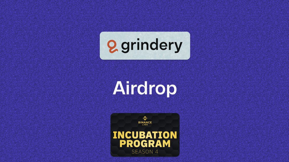 🪂 Airdrop: @grindery_io It's a Binance Labs backed Telegram based Smart Wallet project with 700k+ Sign-Ups. 28% of their tokens are allocated for community distribution. 🍥 Here is how you can participate: 1. Sign up on Telegram and set up a wallet: bit.ly/3vzcSGh 2.…