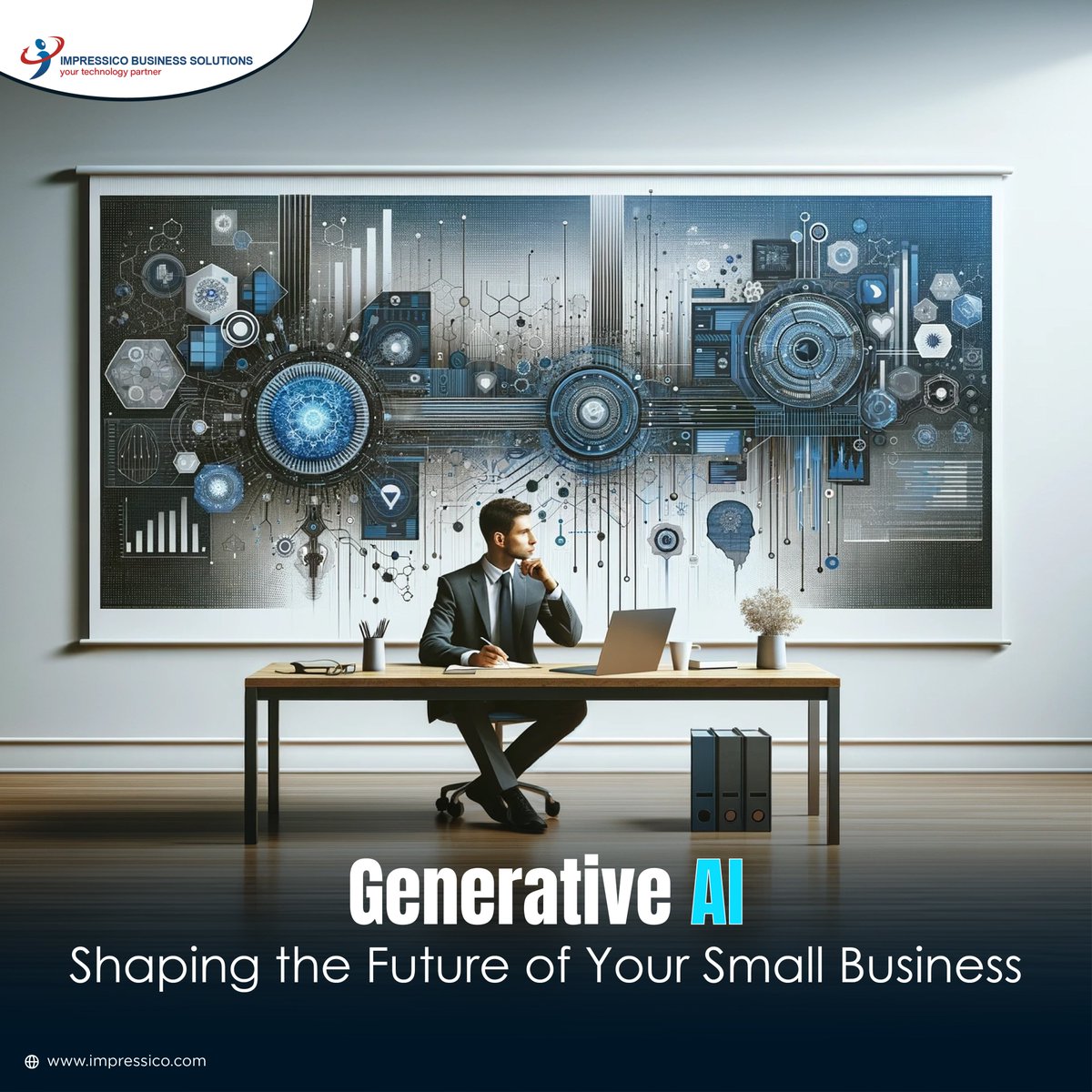 In a landscape ever-transformed by technology, small enterprises are embracing Generative AI as a pivotal force in sustaining competitiveness and innovation. Explore with us how this technology is quietly reshaping impressico.com/blog/generativ… #impressico #GenerativeAI #readblog