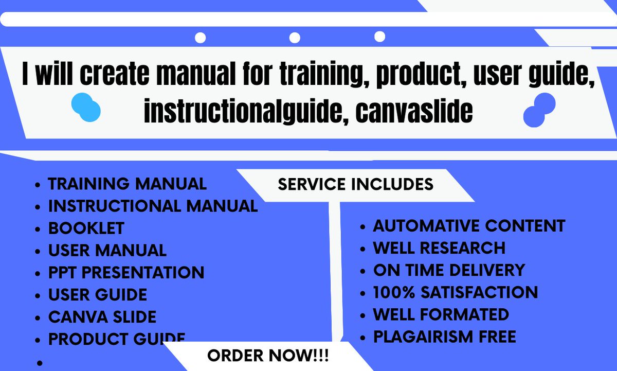 Elevate your business with customized training fiverr.com/s/NxAZGamanuals, SOPs, and HR policies tailored just for you! 📚 Let's streamline your processes and boost productivity together. #BusinessGrowth #TrainingManuals #SOPs
fiverr.com/s/NxAZGa