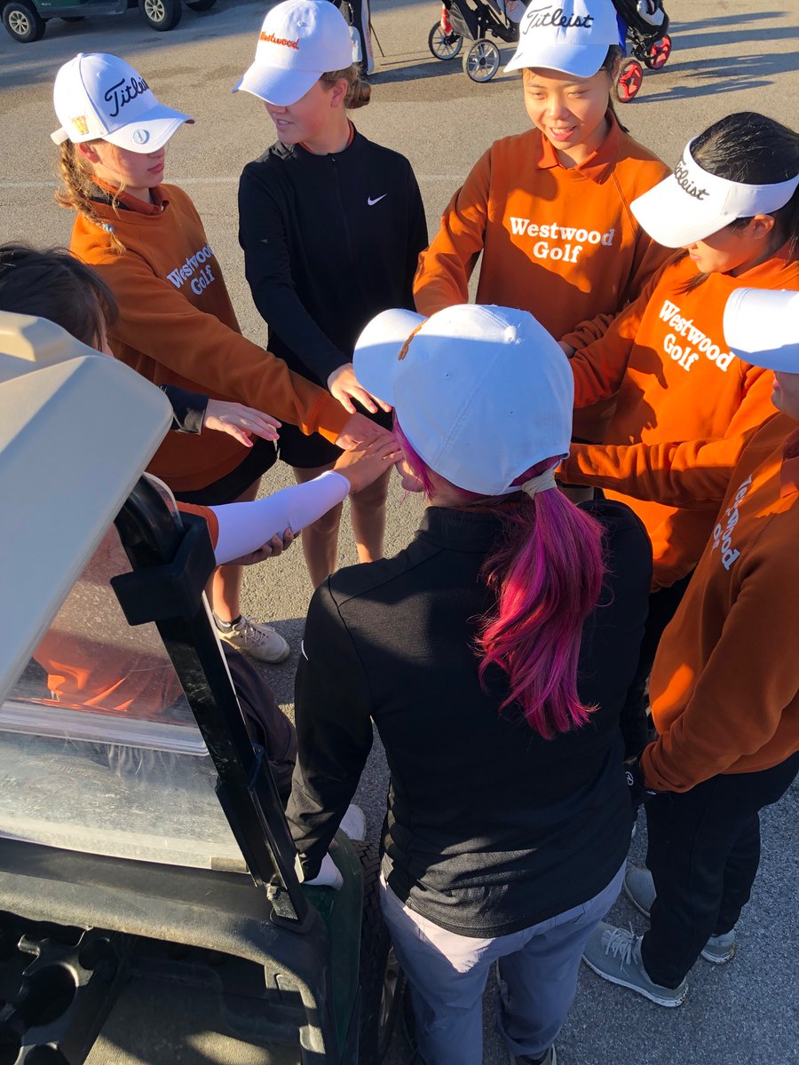 WWarriorGolf's tweet photo. Day 2 of 25-6A District Championship loading 🔋 

Lady Warriors on the move! #skowood ⛳️ 👌 

@coach_awood @WWHSWarrior https://t.co/L7IKCKqIwJ