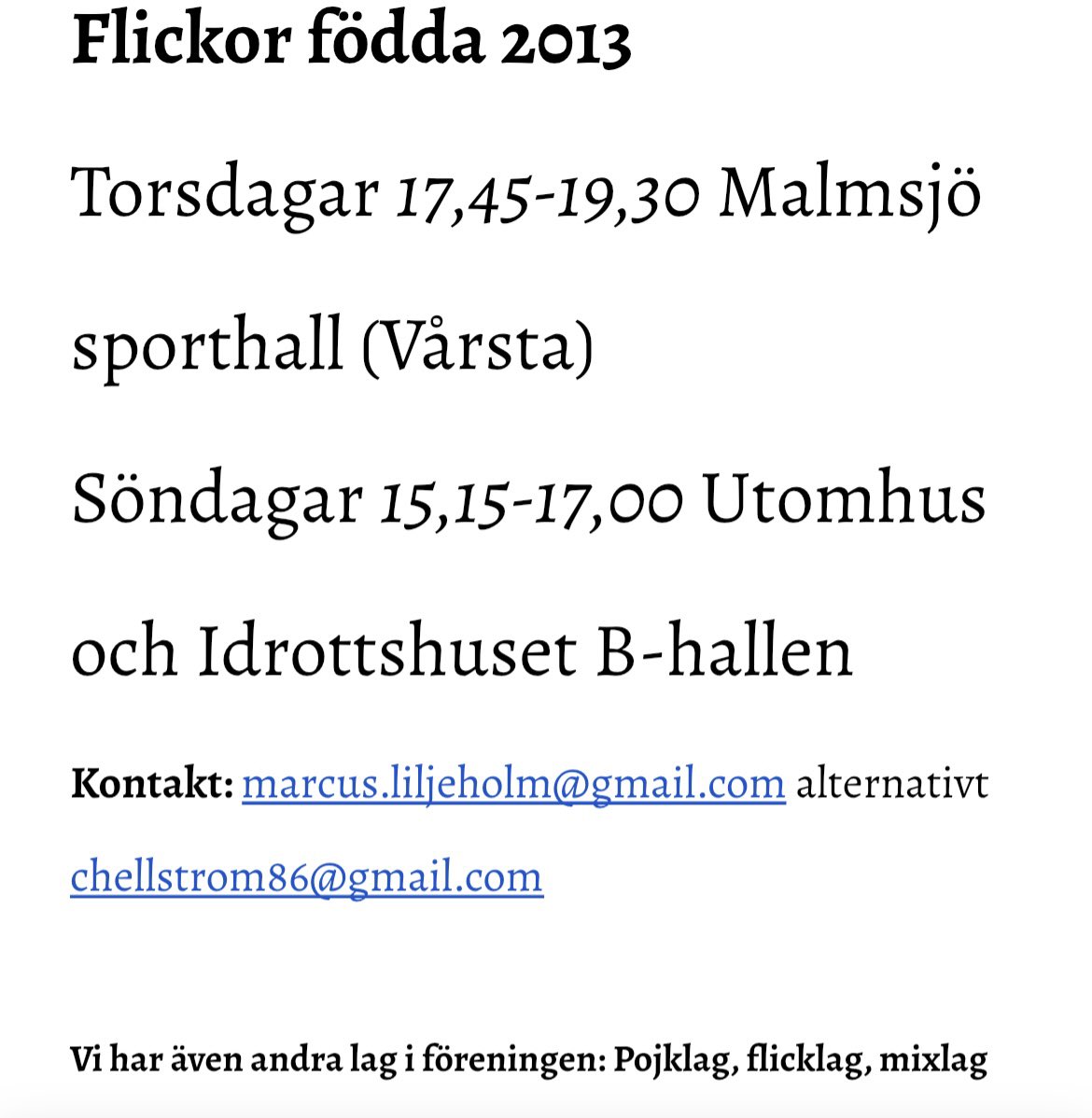 Handbollssugen? Vi tränar fram till sommarlovet och vill bli fler tjejer i laget. #handboll #Stockholm #Botkyrka