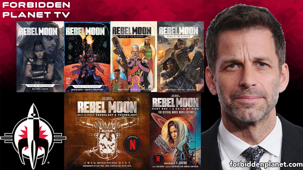 In advance of our earlier announced signing at our London Megastore, legendary director @ZackSnyder spoke to Forbidden Planet TV all about @rebelmoon You can watch the interview here - youtu.be/N-QP9ZaNxiw