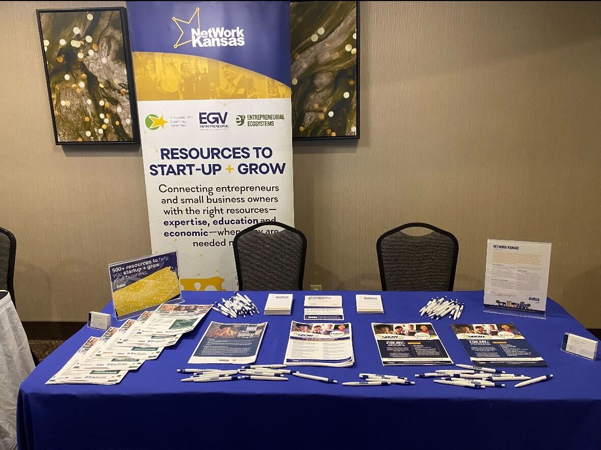 The NetWork Kansas Impact Investment Center is at the Kansas Business Expo today! Feel free to stop by and say 'hi' and chat about business resources! 👋